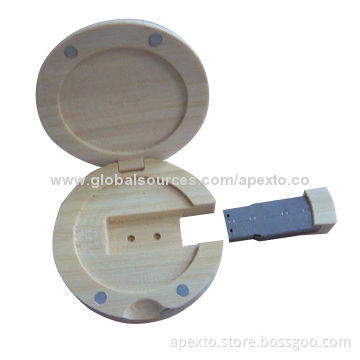 Wood USB Flash Drives, Advertising Gifts, 1 to 16GB Storage, Laser Engraving